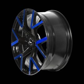 BARRACUDA TZUNAMEE EVO Black gloss Flashblue Wheel 8x18 - 18 inch 5x112 bolt circle - 16872