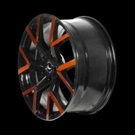 BARRACUDA TZUNAMEE EVO Black gloss Flashorange Wheel 8x18 - 18 inch 5x112 bolt circle - 16867