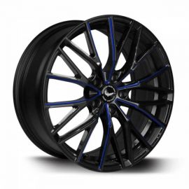 BARRACUDA PROJECT 3.0 Black gloss Flashblue Wheel 8,5x18 - 18 inch 5x115 bolt circle - 16993