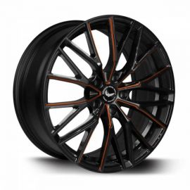 BARRACUDA PROJECT 3.0 Black gloss Flashorange Wheel 8,5x18 - 18 inch 5x120 bolt circle - 16935