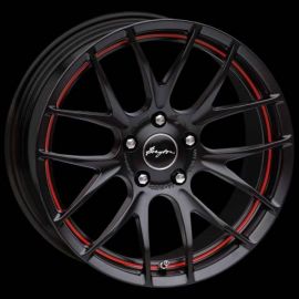 Breyton Race GTS-R Matt black red circle undercut Wheel 7x17 - 2720