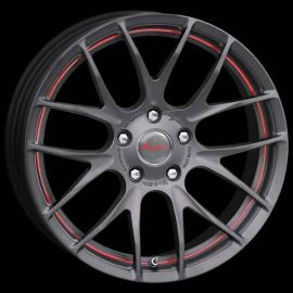 Breyton Race GTS-R Matt gun red circle undercut Wheel 7x17 - - 2718