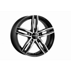Carmani 14 PAUL black polish Wheel 6.5x16 - 16 inch 5x100 bold circle - 3788