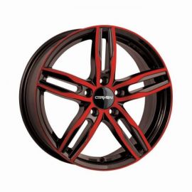 Carmani 14 Paul red polish Wheel 7x16 - 16 inch 5x112 bold circle - 3826