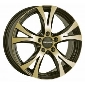Carmani 9 Compete gold polish Wheel 6.5x15 - 15 inch 5x100 bold circle - 3745