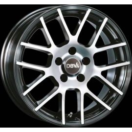 DBV ARIZONA black full polished Wheel 7.5x16 - 16 inch 5x110 bold circle - 4259