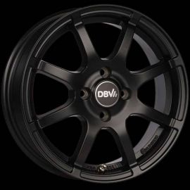 DBV BALI II black matt Wheel 5.5x15 - 15 inch 4x100 bold circle - 4173