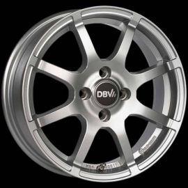 DBV BALI II silver metallic Wheel 5.5x15 - 15 inch 4x100 bold circle - 4171