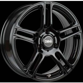 DBV MAURITIUS black shiny Wheel 7x16 - 16 inch 5x100 bold circle - 4257