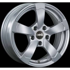 DBV TORINO II silver metallic Wheel 5x14 - 14 inch 4x100 bold circle - 4145