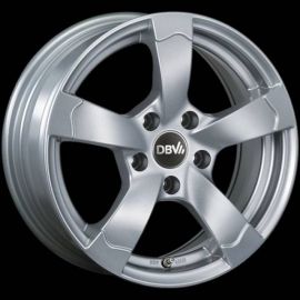 DBV Torino II Metallic silver Wheel 5x14 - 14 inch 4x100 bold circle - 4144