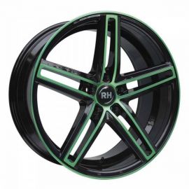 RH DG Evolution green Wheel 8,5X20 - 20 inch 5x115 bolt circle - 13346