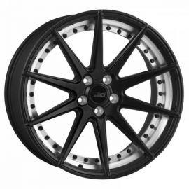 ELEGANCE WHEELS E 1 Concave Satin Black Undercut polish split rim Wheel 8,5x19 inch - 5x112 bolt circle - 18474