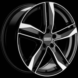 Fondmetal Hexis diamond-black glossy Wheel 8x18 - 18 inch 5x112 bold circle - 4454