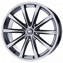 RH GT hyper anthrazit Wheel 8X17 - 17 inch 5x100 bolt circle - 12850