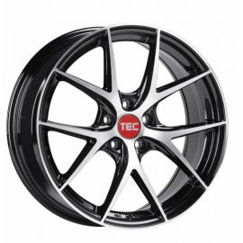 TEC GT6 EVO black-polished Wheel 8x18 - 18 inch 5x110 bolt circle - 14875