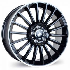 Keskin KT15 black lip polished Wheel 8x18 - 18 inch 5x112 bold circle - 5315