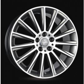 Keskin KT18 palladium front polish Wheel 8x18 - 18 inch 5x112 bold circle - 5308