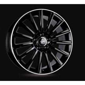 Keskin KT18 black lip polish Wheel 8,5x19 - 19 inch 5x112 bold circle - 5381