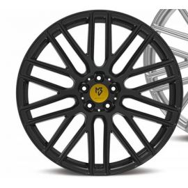 MB Design KV4 black shiney Wheel 10x22 - 22 inch 5x108 bolt circle - 6987