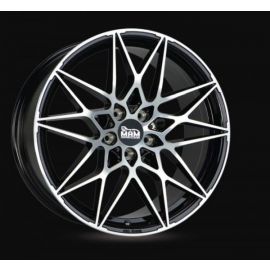 MAM MAMB2 black front polish Wheel 8,5 x 19 - 19 inch 5x112 bold circle - 6017