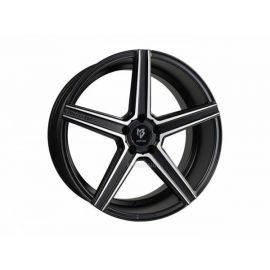 MB Design KV1 black mat polished Wheel 8.5x19 - 19 inch 5x110 bolt circle - 6419