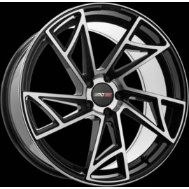 MoTec Supreme Black Polished Wheel 8,5x19 - 19 inch 5x114,3 - 7180