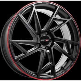 MoTec Supreme Flat Black w. Red Ring Wheel 8,5x20 - 20 inch - 7221