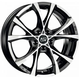 MSW CROSS OVER BLACK POLISHED Wheel 7,5x17 - 17 inch 5x115 bold circle - 7802