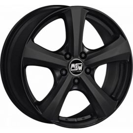 MSW 19 MATT BLACK Wheel 7x16 - 16 inch 5x100 bold circle - 7514