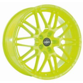 Oxigin 14 Oxrock neon yellow Wheel 7.5x17 - 17 inch 5x100 bold circle - 8301