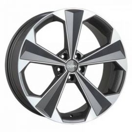 Oxigin 22 OXRS titan polish Wheel 8,5x19 - 19 inch 5x114.3 bold circle - 8603