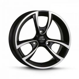 OXXO TRIAS BLACK -RG18 matt black polished Wheel 6x15 - 15 inch 5x112 bold circle - 9155