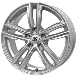 RC RC27 Silver -KS Wheel 7x18 - 18 inch 5x105 bolt circle - 11811