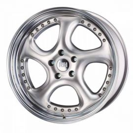 RH Turbo P silver Wheel 10,5X19 - 19 inch 5x130 bolt circle - 13286