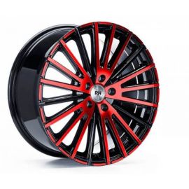 RH WM Flowforming color polished - red Wheel 9x20 - 20 inch 5x127 bolt circle - 13376