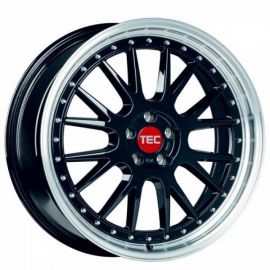 TEC GT EVO black-polished-lip Wheel 8x18 - 18 inch 5x108 bolt circle - 14851