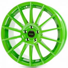 TEC AS2 race-light-green Wheel 7x17 - 17 inch 4x108 bolt circle - 14614