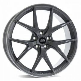 TEC GT6 dark-grey-polished-lip Wheel 10x22 - 22 inch 5x108 bolt circle - 15244