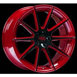 TEC GT7 black-red 2-tone Wheel 8,5x19 - 19 inch 5x110 bolt circle - 15047