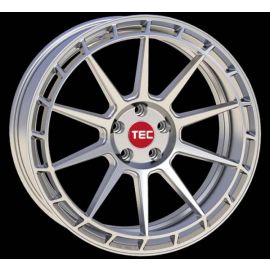 TEC GT8 hyper-silver Wheel 8x18 - 18 inch 5x110 bolt circle - 14878