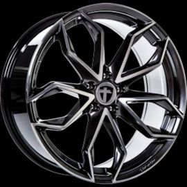 Tomason TN22 Dark Hyper black polished Wheel 8x18 - 18 inch 5x100 bold circle - 15428