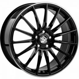 ULTRA UA4 black / rim polished Wheel 8x18 - 18 inch 5x112 bolt circle - 15784